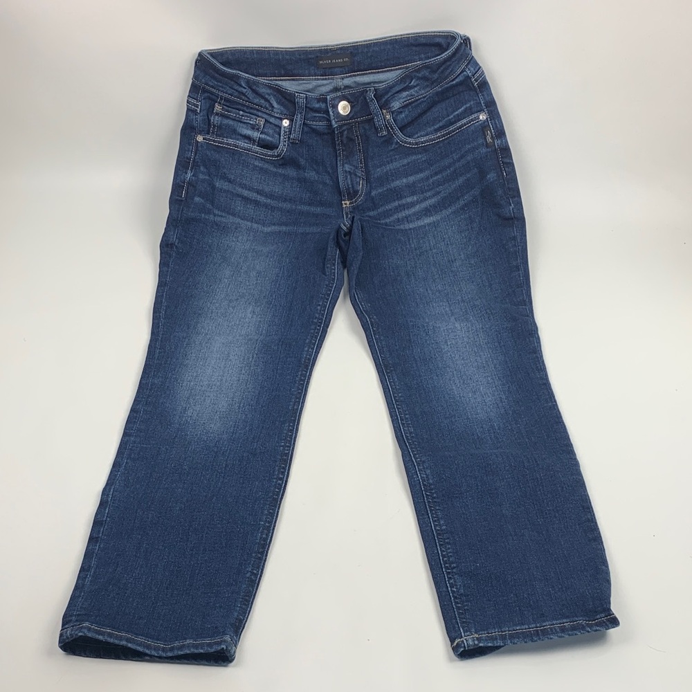 Silver Jeans Women's Boyfriend jeans dark wash Denim Size 28 Tapered